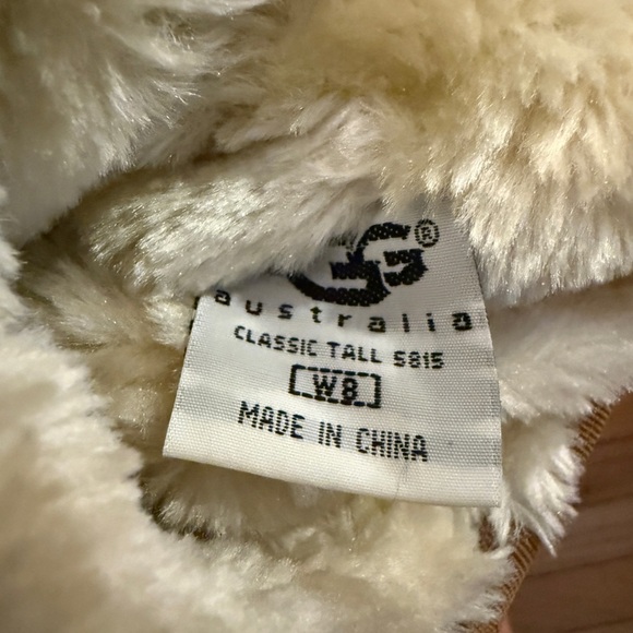 UGG Classic Tall Beige Suede Boots - Picture 9 of 10